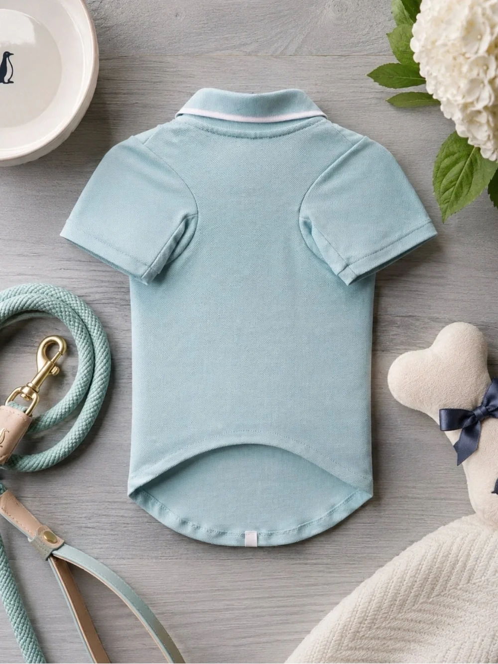 Baby Blue Dog Polo Shirt | Size: Medium | NWT